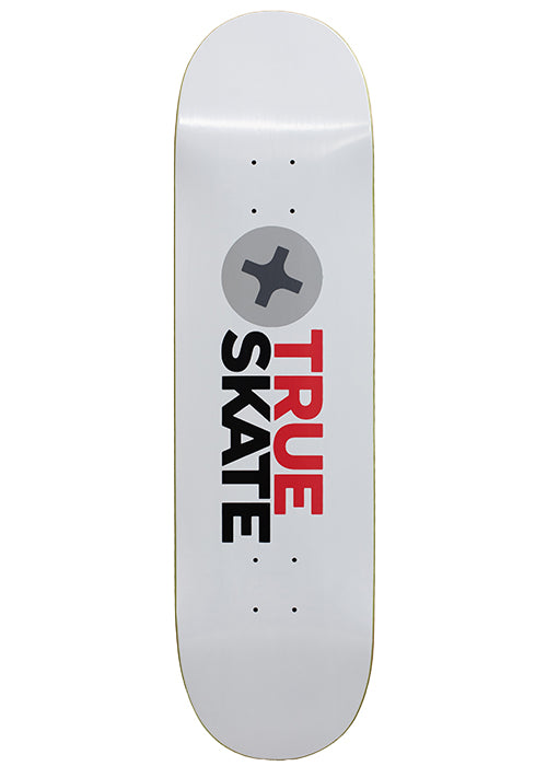 True Skate Skateboard    White